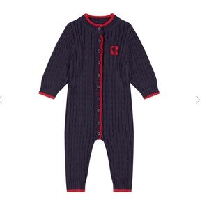 Retro kids Navy and Red Kids One Piece